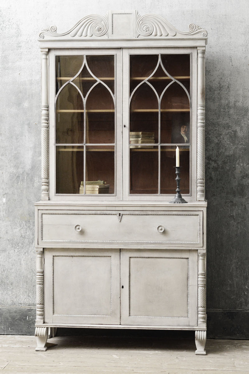 Regency bookcase / secretaire