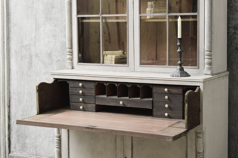 Regency bookcase / secretaire
