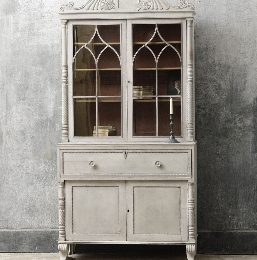 Regency bookcase / secretaire