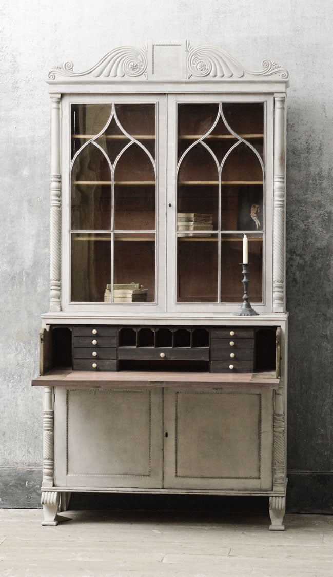 Regency bookcase / secretaire