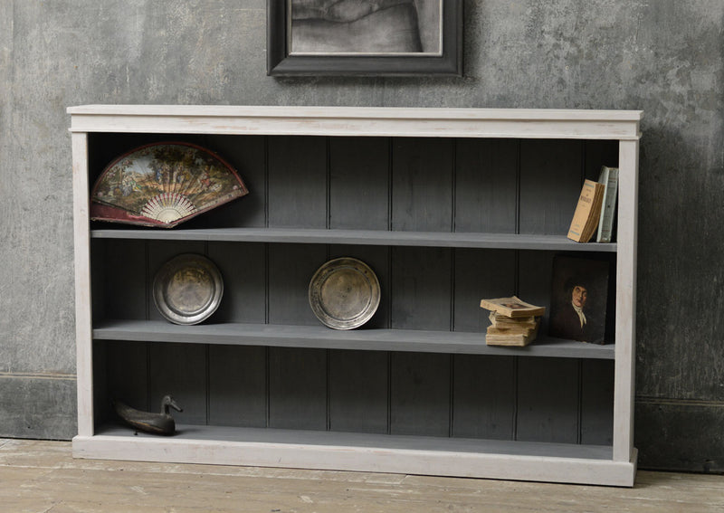 English painted bookcase.