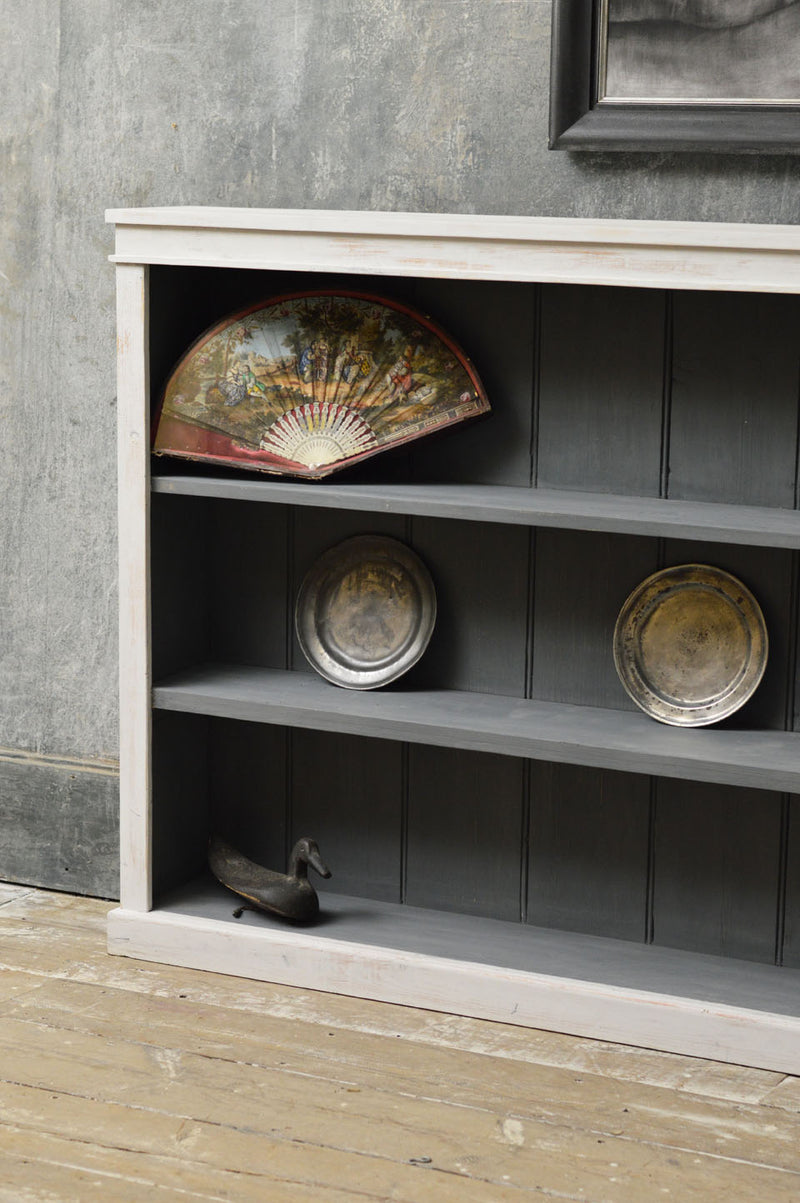 English painted bookcase.