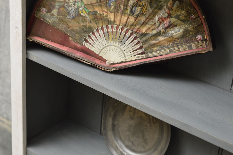 English painted bookcase.