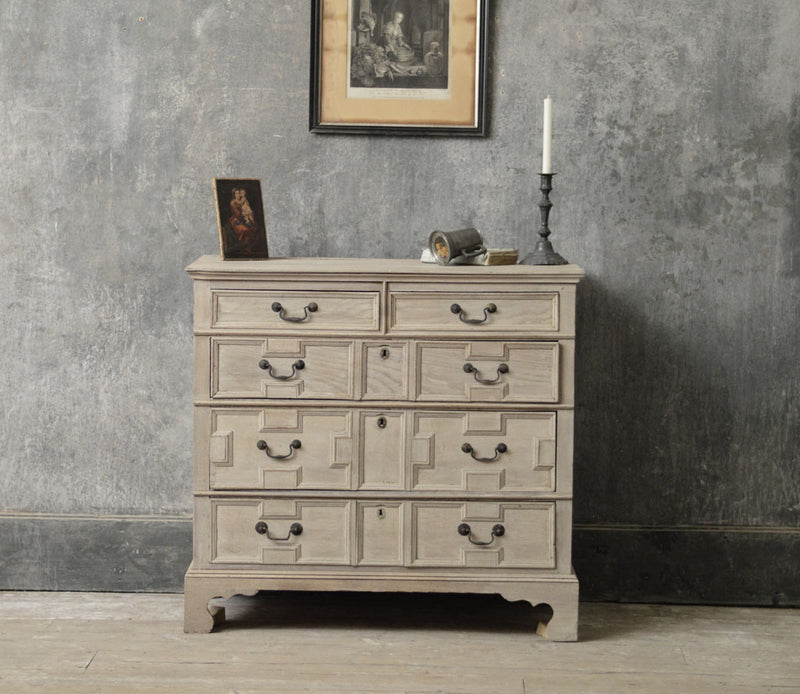 English 17th Century oak chest of drawers