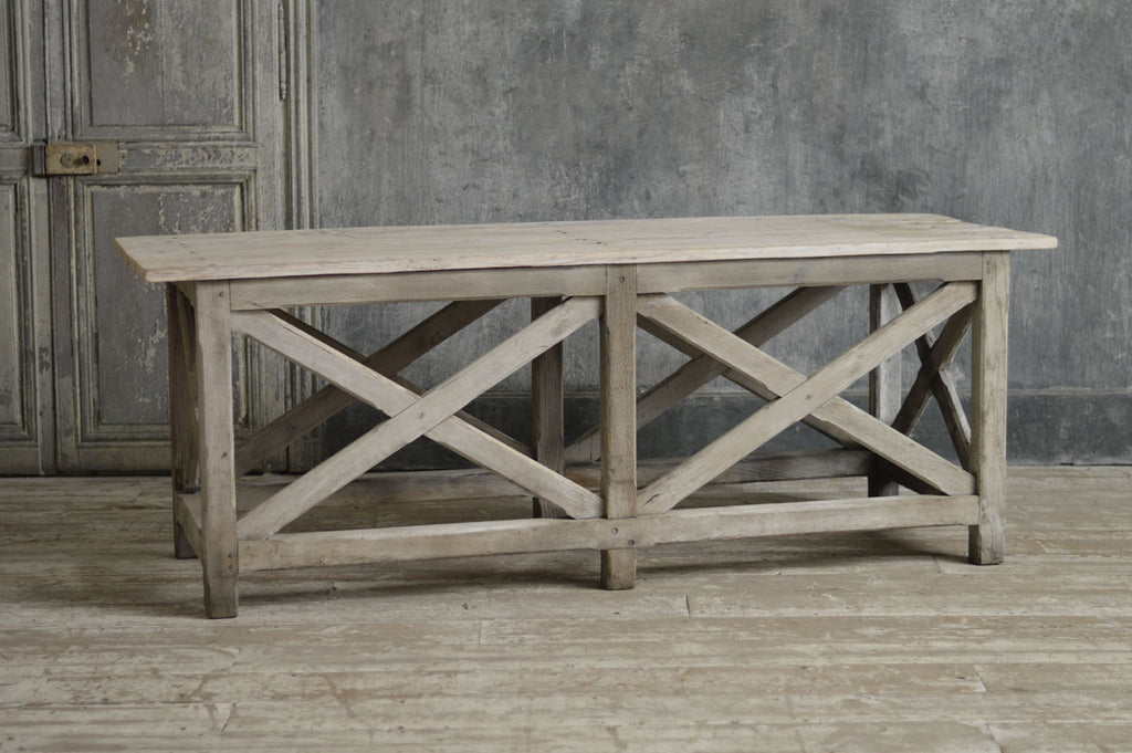 FRENCH 19TH CENTURY CONSOLE / SERVER TABLE.