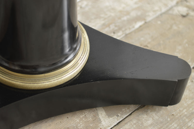 EBONISED EMPIRE GUERIDON TABLE