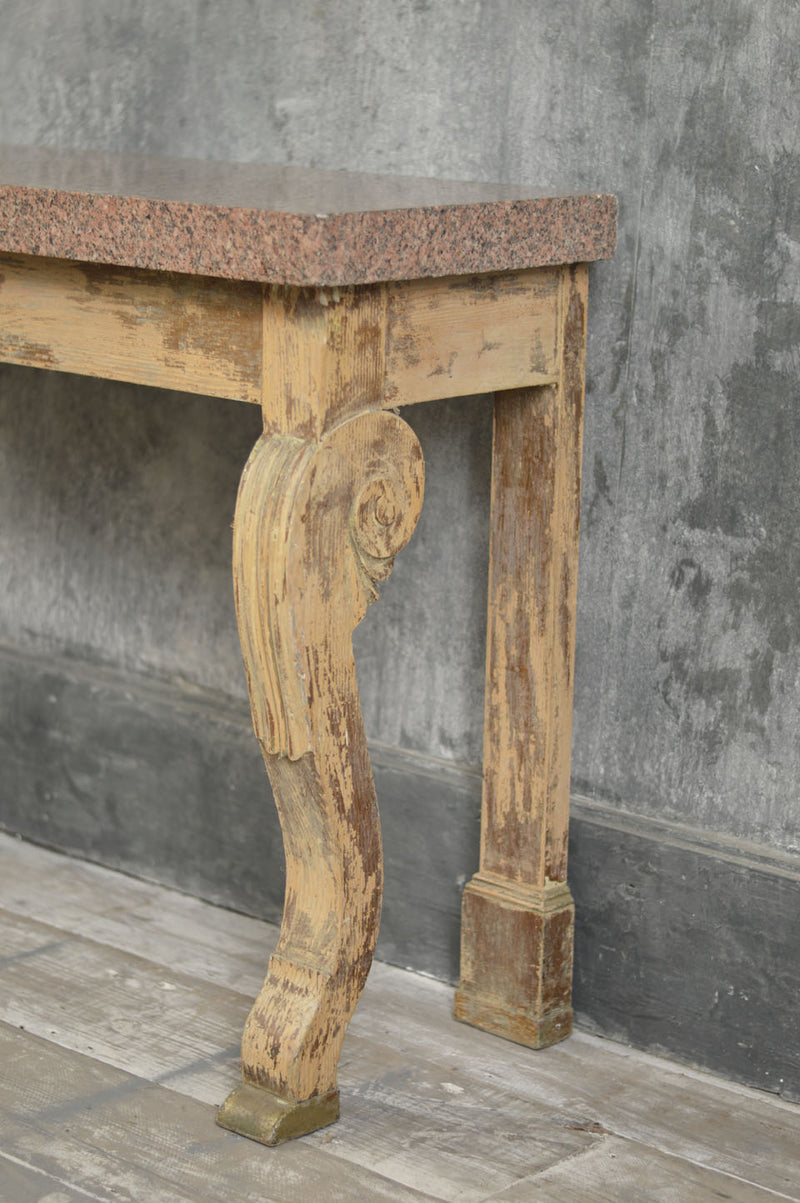 FRENCH 19TH CENTURY CARVED CONSOLE