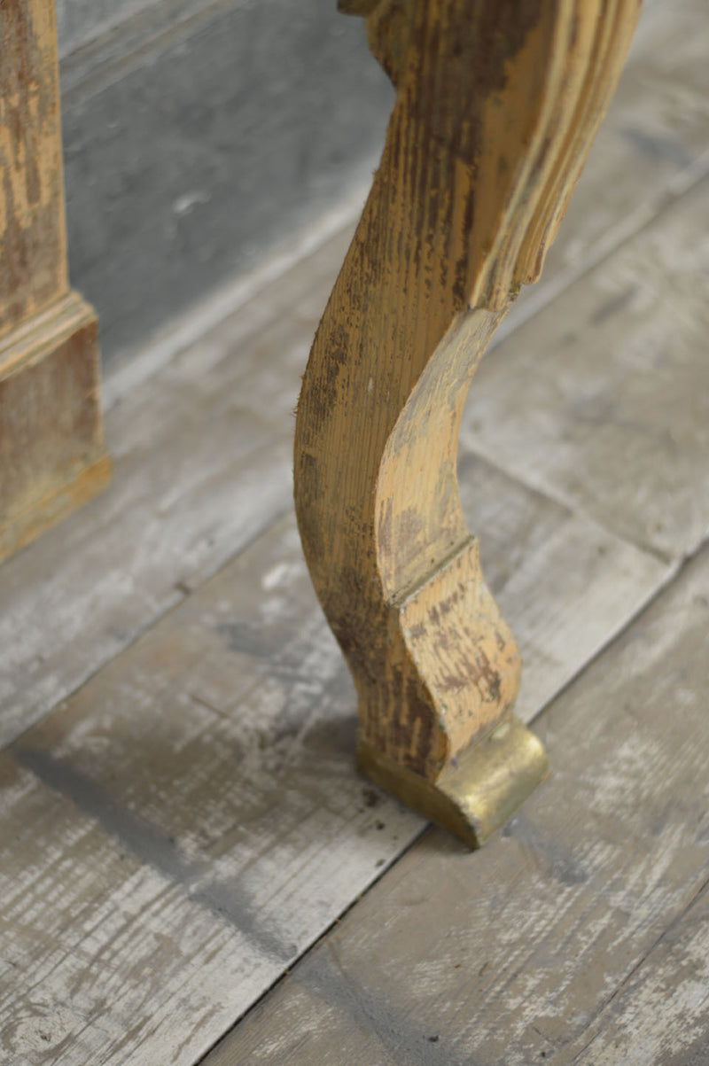 FRENCH 19TH CENTURY CARVED CONSOLE