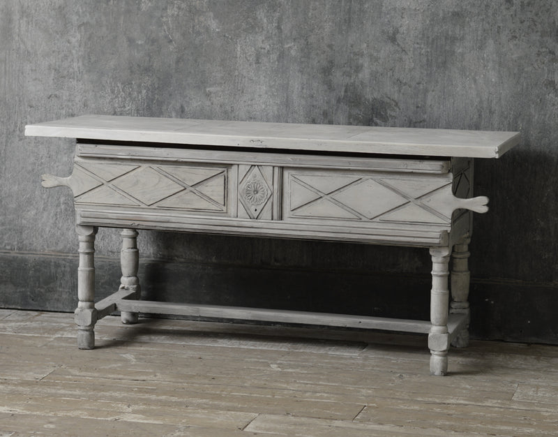 FRENCH 19TH CENTURY PAINTED TABLE / SERVER / CONSOLE