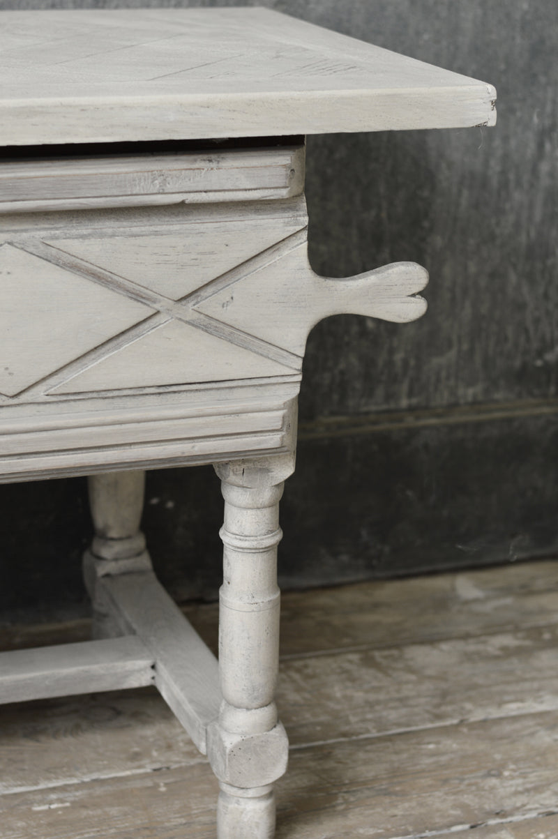 FRENCH 19TH CENTURY PAINTED TABLE / SERVER / CONSOLE