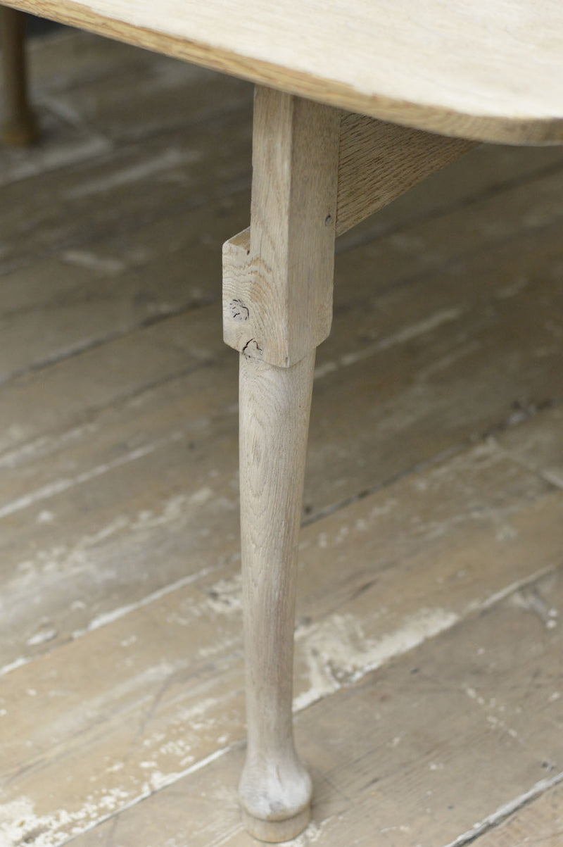 English Georgian square drop leaf table.