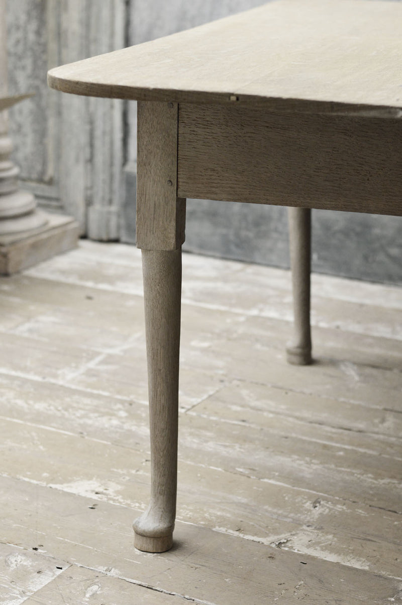 English Georgian square drop leaf table.