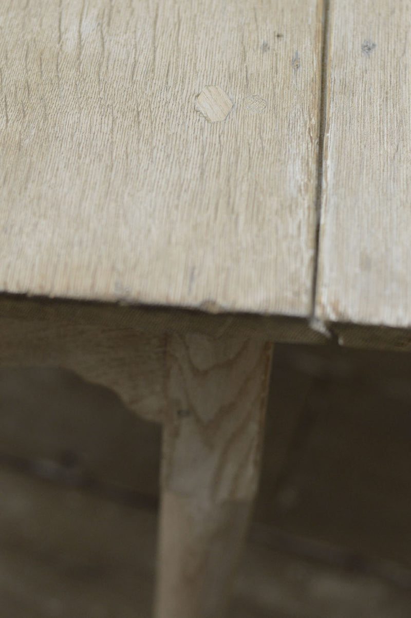 English Georgian square drop leaf table.