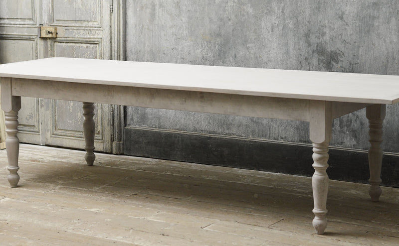 French style painted dining table