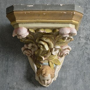 Dutch 19th Century painted linen press
