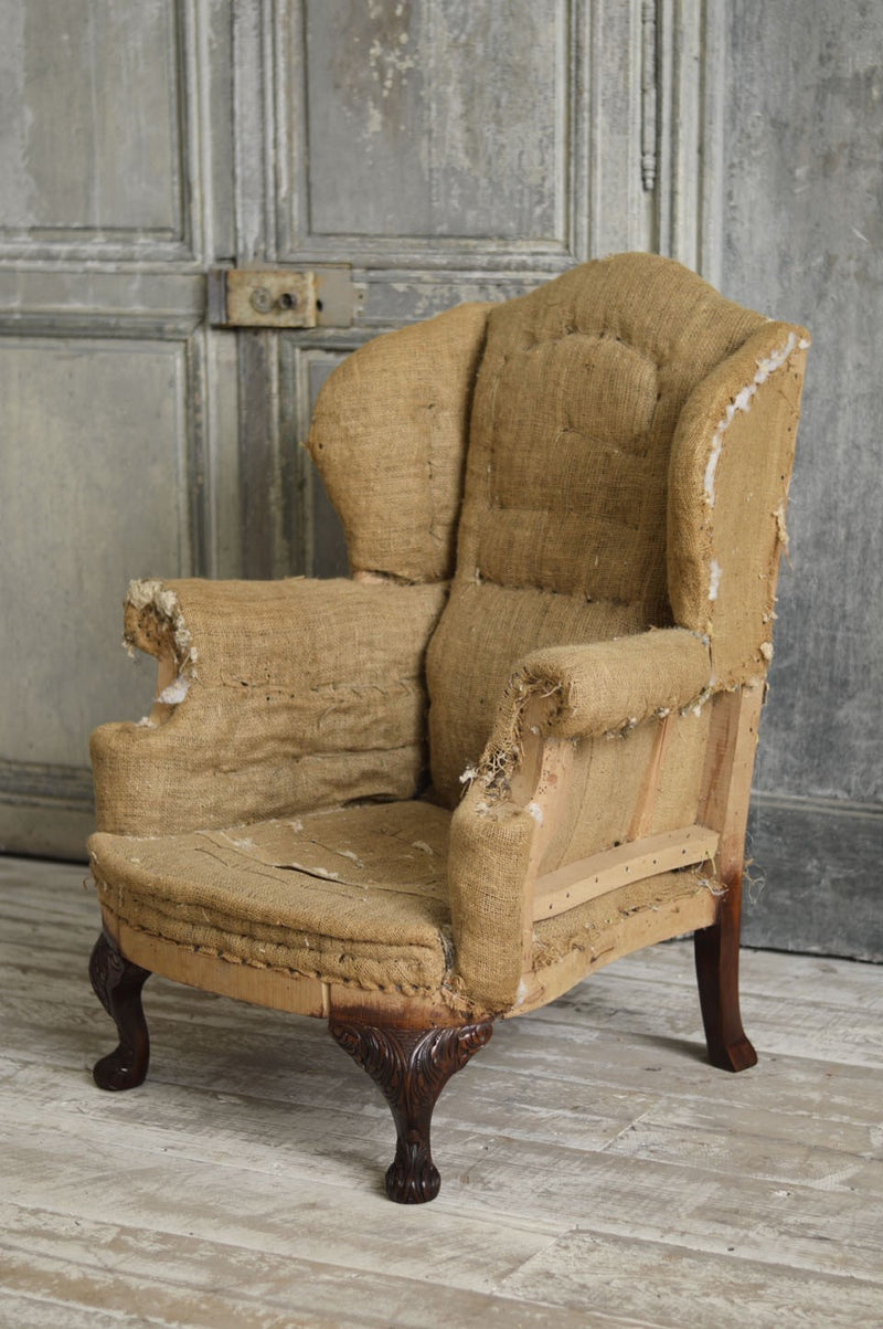 19TH CENTURY WING CHAIR
